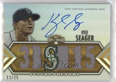 2012 Topps Triple Threads - [Base] - Gold #158 - Future Phenoms Auto Relics - Kyle Seager /25