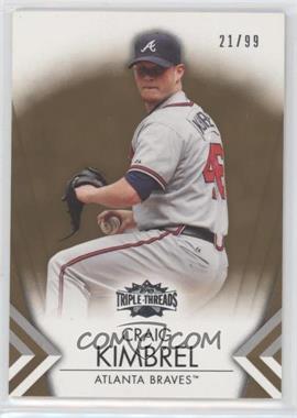 2012 Topps Triple Threads - [Base] - Gold #19 - Craig Kimbrel /99