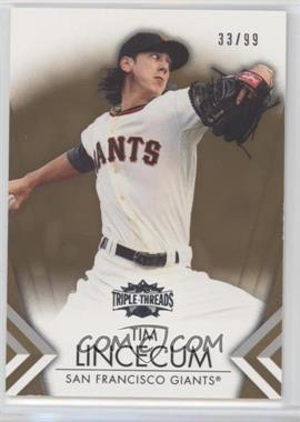 2012 Topps Triple Threads - [Base] - Gold #26 - Tim Lincecum /99