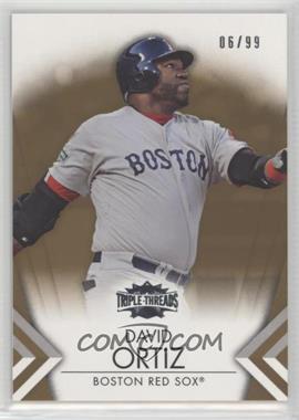 2012 Topps Triple Threads - [Base] - Gold #42 - David Ortiz /99