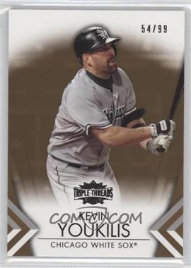 2012 Topps Triple Threads - [Base] - Gold #62 - Kevin Youkilis /99