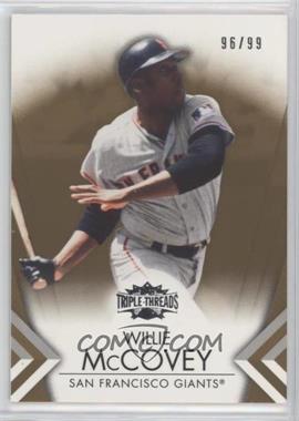 2012 Topps Triple Threads - [Base] - Gold #63 - Willie McCovey /99