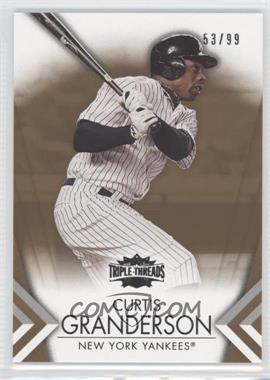 2012 Topps Triple Threads - [Base] - Gold #78 - Curtis Granderson /99