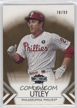2012 Topps Triple Threads - [Base] - Gold #8 - Chase Utley /99