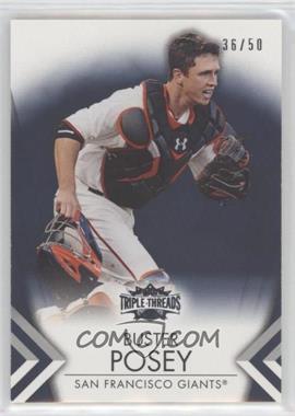 2012 Topps Triple Threads - [Base] - Onyx #10 - Buster Posey /50