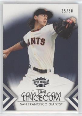 2012 Topps Triple Threads - [Base] - Onyx #26 - Tim Lincecum /50