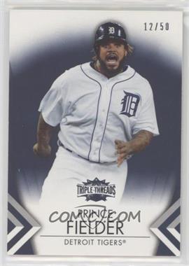 2012 Topps Triple Threads - [Base] - Onyx #59 - Prince Fielder /50