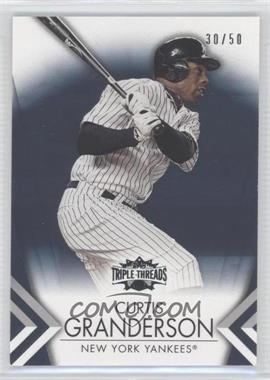 2012 Topps Triple Threads - [Base] - Onyx #78 - Curtis Granderson /50