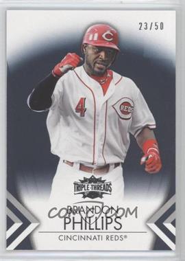 2012 Topps Triple Threads - [Base] - Onyx #94 - Brandon Phillips /50