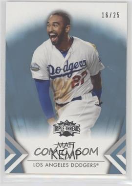 2012 Topps Triple Threads - [Base] - Sapphire #12 - Matt Kemp /25