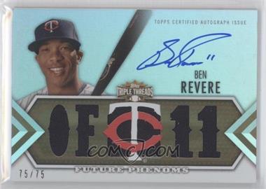 2012 Topps Triple Threads - [Base] - Sepia #104 - Future Phenoms Auto Relics - Ben Revere /75