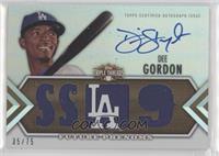 Future Phenoms Auto Relics - Dee Gordon #/99