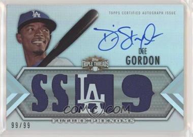 2012 Topps Triple Threads - [Base] - Sepia #105 - Future Phenoms Auto Relics - Dee Gordon /99