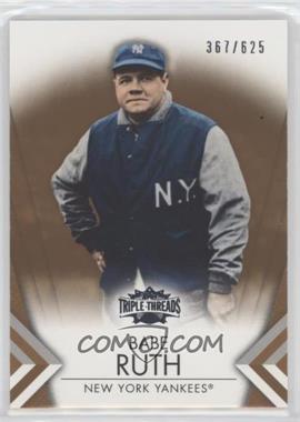 2012 Topps Triple Threads - [Base] - Sepia #11 - Babe Ruth /625