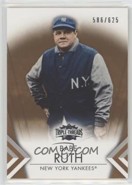 2012 Topps Triple Threads - [Base] - Sepia #11 - Babe Ruth /625