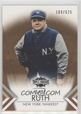 2012 Topps Triple Threads - [Base] - Sepia #11 - Babe Ruth /625