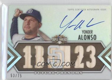 2012 Topps Triple Threads - [Base] - Sepia #119 - Future Phenoms Auto Relics - Yonder Alonso /75