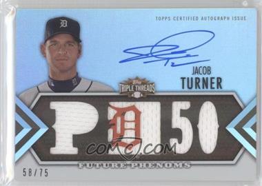 2012 Topps Triple Threads - [Base] - Sepia #121 - Future Phenoms Auto Relics - Jacob Turner /75