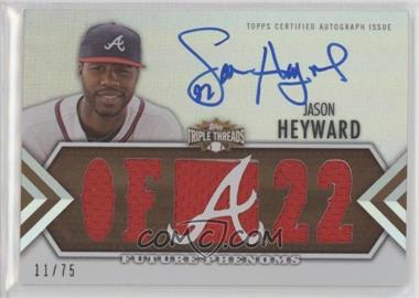 2012 Topps Triple Threads - [Base] - Sepia #125 - Future Phenoms Auto Relics - Jason Heyward /75