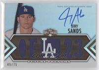 Future Phenoms Auto Relics - Jerry Sands [Noted] #/75