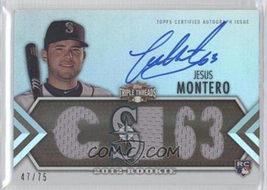 2012 Topps Triple Threads - [Base] - Sepia #144 - Future Phenoms Auto Relics - Jesus Montero /75