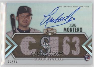 2012 Topps Triple Threads - [Base] - Sepia #144 - Future Phenoms Auto Relics - Jesus Montero /75