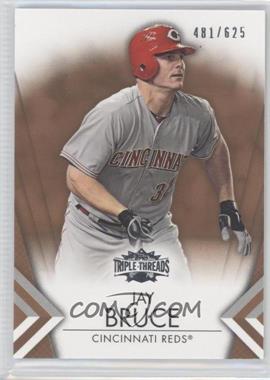 2012 Topps Triple Threads - [Base] - Sepia #16 - Jay Bruce /625