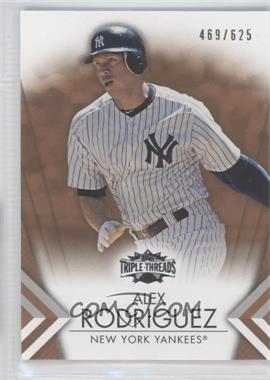 2012 Topps Triple Threads - [Base] - Sepia #17 - Alex Rodriguez /625