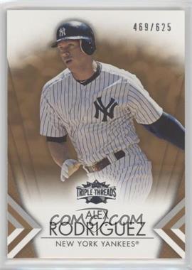 2012 Topps Triple Threads - [Base] - Sepia #17 - Alex Rodriguez /625