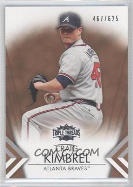 2012 Topps Triple Threads - [Base] - Sepia #19 - Craig Kimbrel /625