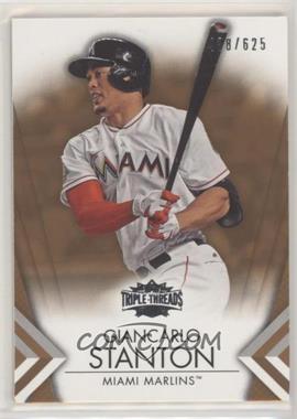 2012 Topps Triple Threads - [Base] - Sepia #23 - Giancarlo Stanton /625