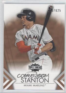 2012 Topps Triple Threads - [Base] - Sepia #23 - Giancarlo Stanton /625