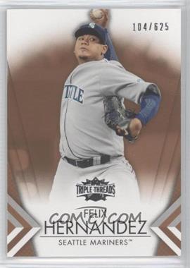 2012 Topps Triple Threads - [Base] - Sepia #39 - Felix Hernandez /625