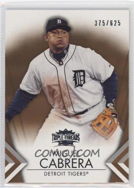 2012 Topps Triple Threads - [Base] - Sepia #43 - Miguel Cabrera /625