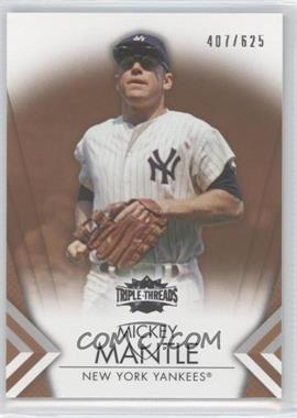 2012 Topps Triple Threads - [Base] - Sepia #7 - Mickey Mantle /625