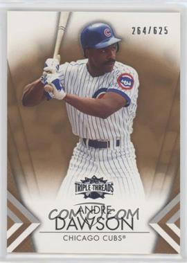 2012 Topps Triple Threads - [Base] - Sepia #73 - Andre Dawson /625