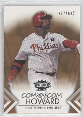 2012 Topps Triple Threads - [Base] - Sepia #83 - Ryan Howard /625