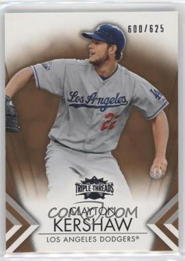 2012 Topps Triple Threads - [Base] - Sepia #95 - Clayton Kershaw /625