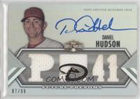 Future Phenoms Auto Relics - Daniel Hudson #/99