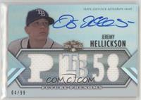 Future Phenoms Auto Relics - Jeremy Hellickson #/99