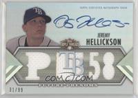 Future Phenoms Auto Relics - Jeremy Hellickson #/99