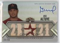 Future Phenoms Auto Relics - Jose Altuve #/99