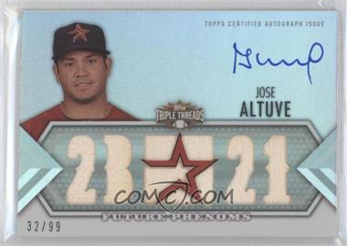 2012 Topps Triple Threads - [Base] #164 - Future Phenoms Auto Relics - Jose Altuve /99