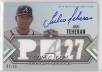 Future Phenoms Auto Relics - Julio Teheran #/99