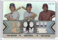 Paul Molitor, Wade Boggs, Tony Gwynn #/36