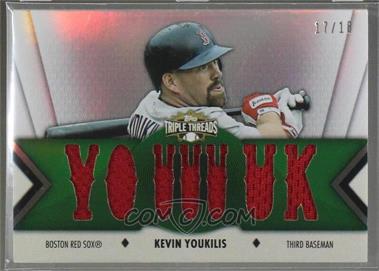 2012 Topps Triple Threads - Relics - Emerald #TTR-149 - Kevin Youkilis /18 [Noted]