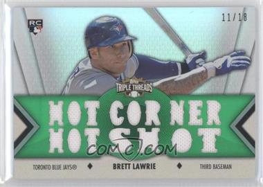 2012 Topps Triple Threads - Relics - Emerald #TTR-182 - Brett Lawrie /18