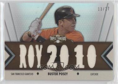 2012 Topps Triple Threads - Relics - Sepia #TTR-143 - Buster Posey /27