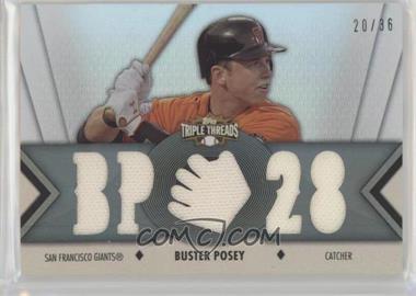 2012 Topps Triple Threads - Relics #TTR-145 - Buster Posey /36