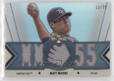 2012 Topps Triple Threads - Relics #TTR-40 - Matt Moore /36